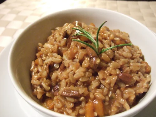 Risotto aux champignons