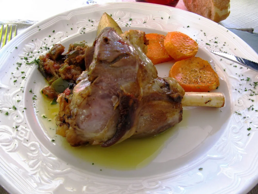Souris d'agneau au four